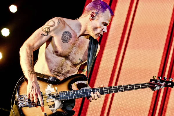Red Hot Chili Peppers Concert Setlist Ahoy 2011 — Foto de Stock