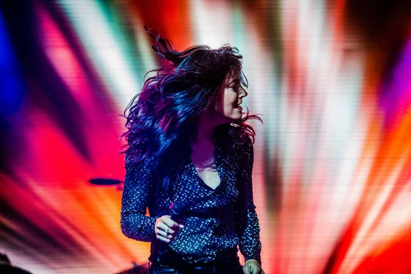 Augustus 2019 Lowlands Festival Netherlands Concert Sharon Van Etten — Stock Photo, Image