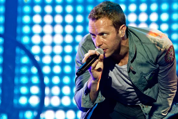 Coldplay Beim Rock Werchter Festival 2011 Belgien — Stockfoto