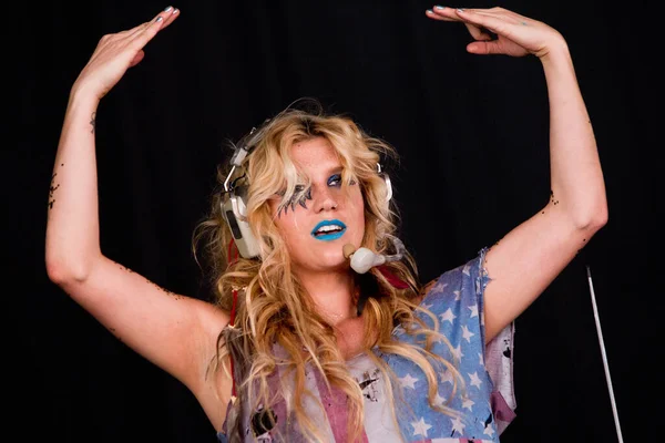 Kesha Rock Werchter 2011 — Fotografia de Stock