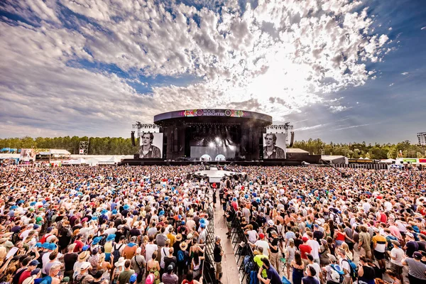 Juni 2019 Rock Werchter Festival Belgien Balthazars Konsert — Stockfoto