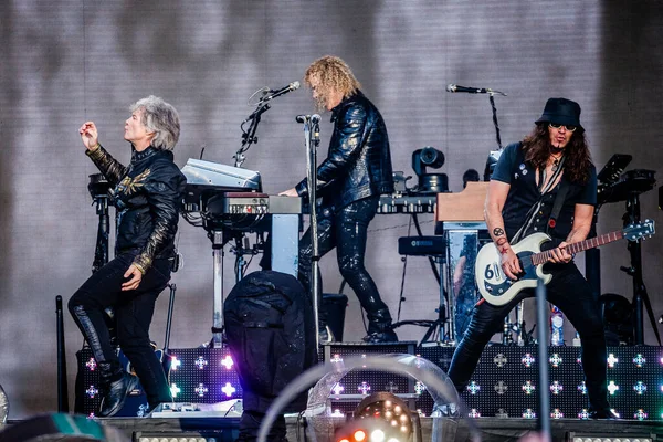 Desempenho Bon Jovi Goffertpark 2019 — Fotografia de Stock