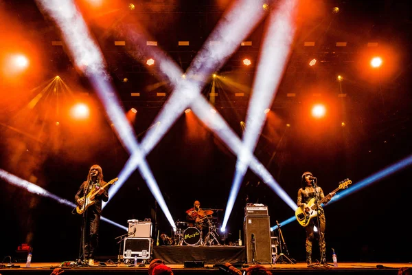 Czerwca 2019 Festiwal Rock Werchter Belgia Koncert Chruangbina — Zdjęcie stockowe