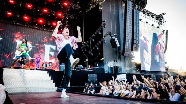 Junio 2019 Rock Werchter Festival Bélgica Concierto Macklemore — Foto de Stock
