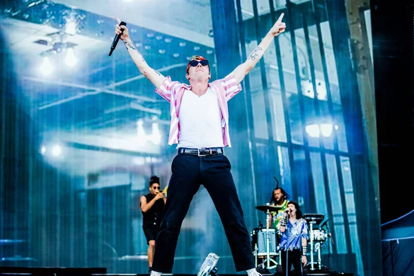 Junio 2019 Rock Werchter Festival Bélgica Concierto Macklemore — Foto de Stock