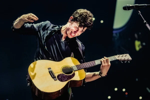 Shawn Mendes Ziggo Dome Ban 2019 Január Amszterdamban — Stock Fotó