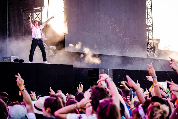 Bis Juni 2019 Rock Werchter Festival Belgien Konzert Von Macklemore — Stockfoto