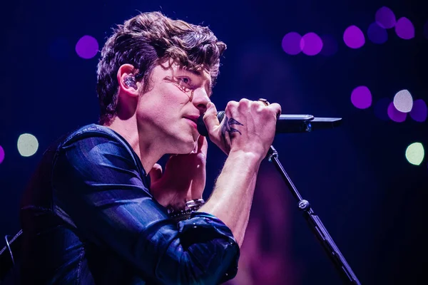 Shawn Mendes Ziggo Dome Ban 2019 Január Amszterdamban — Stock Fotó