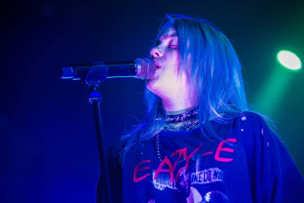 2020 Tivoli Vredenburg Utrecht Hollandia Billie Eilish Vagyok — Stock Fotó