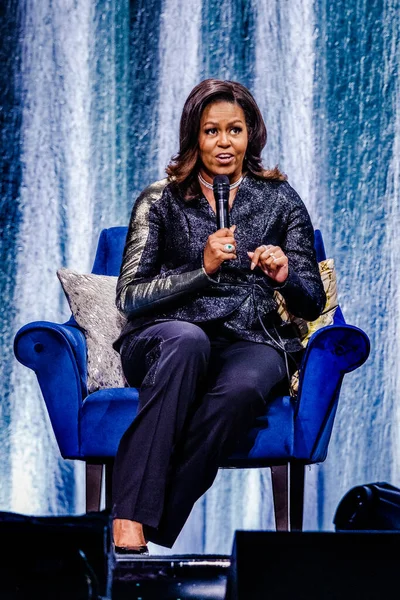 Była Pięść Lady Michelle Obama Ziggo Dome Kwietnia 2019 Roku — Zdjęcie stockowe