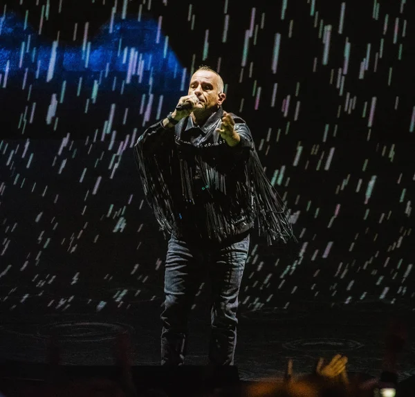 Zanger Eros Ramazzotti Ziggo Dome April 2019 Amsterdam Nederland — Stockfoto