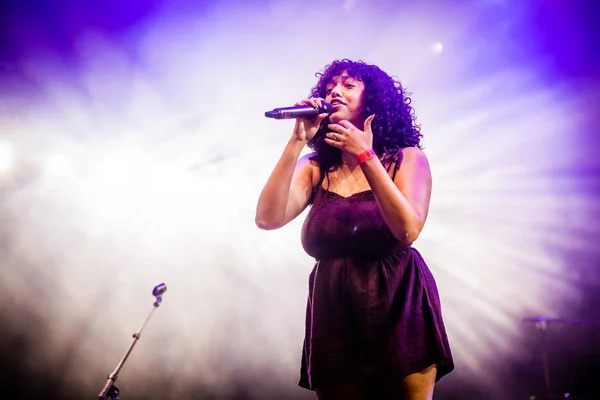 Juni 2019 Rock Werchter Festival België Concert Van Mahalia — Stockfoto