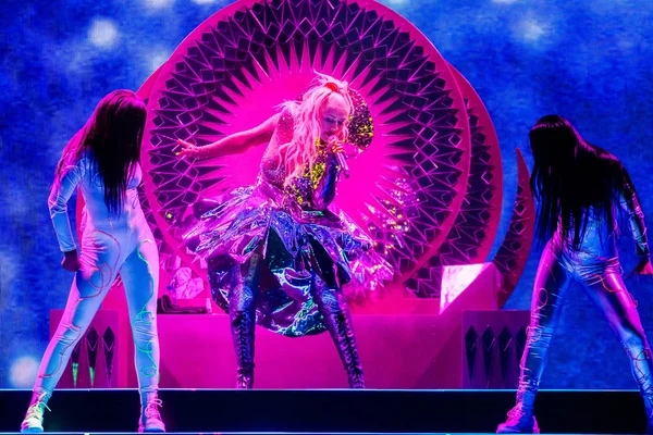 Sängerin Christina Aguilera Juli 2017 Ziggo Dome Amsterdam — Stockfoto