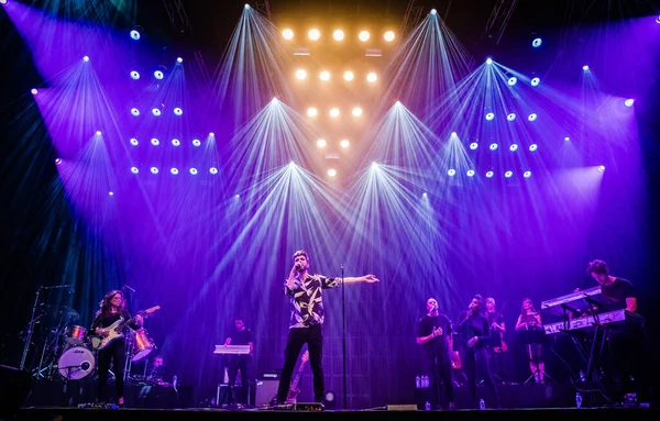 Junho 2018 Pinkpop Festival Landgraaf Países Baixos Concerto Duncan Laurence — Fotografia de Stock