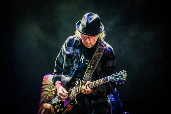 Julho 2019 Ziggo Dome Amsterdã Holanda Concerto Neil Young Promessa — Fotografia de Stock