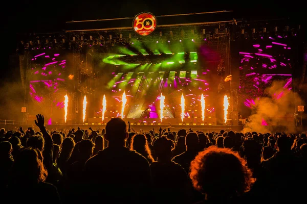2018年6月15日至17日 Pinkpop Festival Landgraaf Netherlands Armin Van Buuren音乐会 — 图库照片