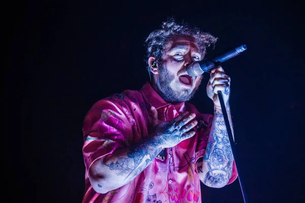 Zanger Post Malone Ziggo Dome Februari 2019 Amsterdam Nederland — Stockfoto