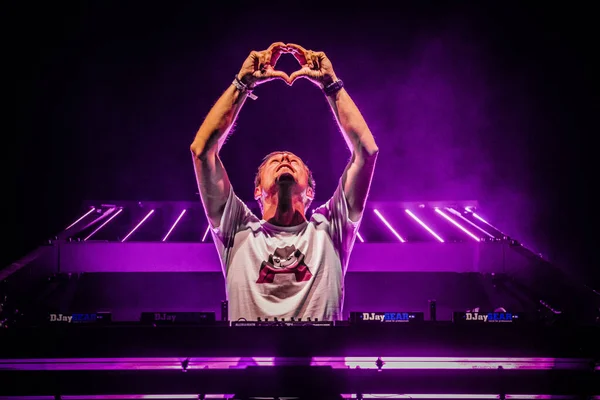 Juni 2018 Pinkpop Festival Landgraaf Nederland Konsert Armin Van Buuren – stockfoto