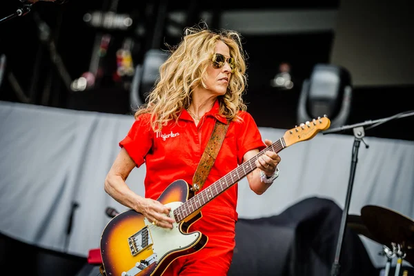 Sheryl Crow Performance Goffertpark — Stock Photo, Image