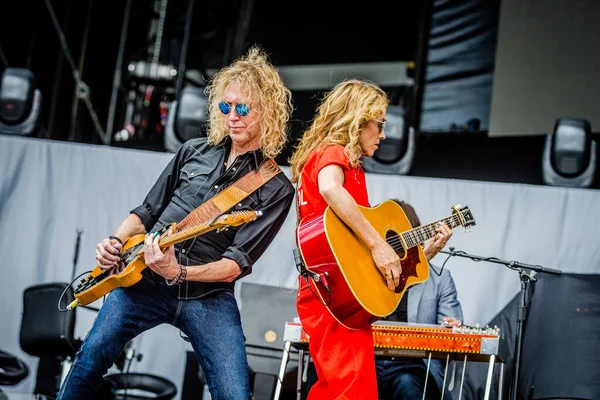 Sheryl Crow Performance Goffertpark — Stock Photo, Image