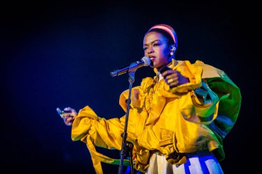 Lauryn Hill performance on north sea jazz festival 2019 clipart