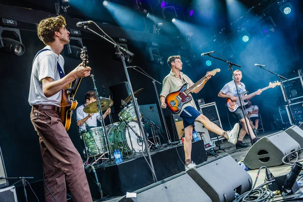 Června2019 Rock Werchter Festival Belgie Koncert Magic Gang — Stock fotografie