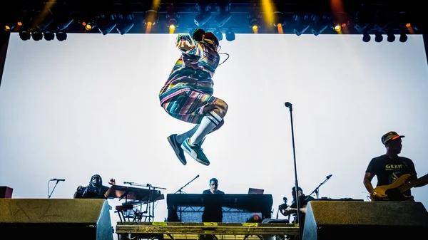 Anderson Paak Rock Werchter Festivali Werchter Belçika Temmuz 2018 — Stok fotoğraf