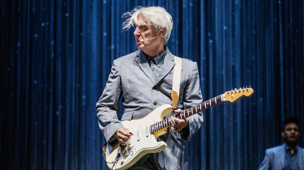 David Byrne Rock Werchter Festival Werchter België Juli 2018 — Stockfoto