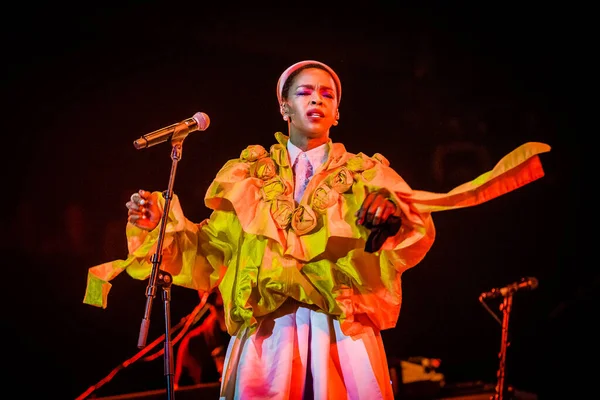 Actuación Lauryn Hill Festival Jazz Del Mar Del Norte 2019 — Foto de Stock