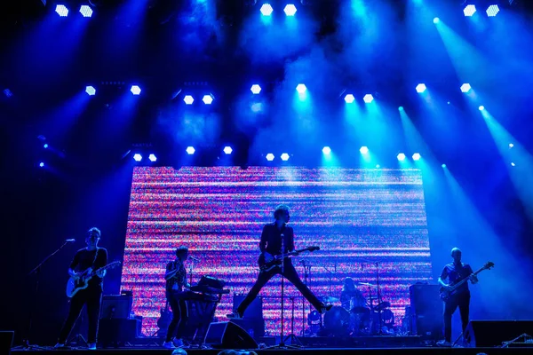 Haziran 2019 Rock Werchter Festivali Belçika Franz Ferdinand Konseri — Stok fotoğraf