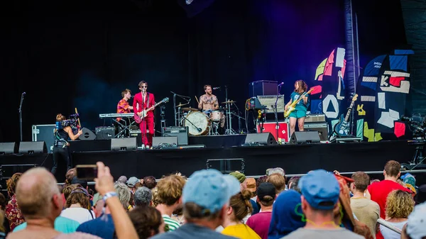 Června2018 Pinkpop Festival Landgraaf Nizozemsko Koncert Indiána Askina — Stock fotografie