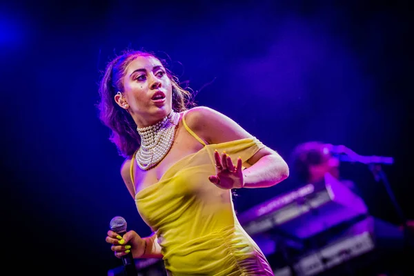 Iunie 2019 Rock Werchter Festival Belgia Concertul Lui Kali Uchis — Fotografie, imagine de stoc