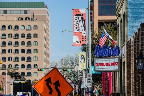 Marzo 2019 Austin Estados Unidos Firma Sxsw 6Th Street —  Fotos de Stock