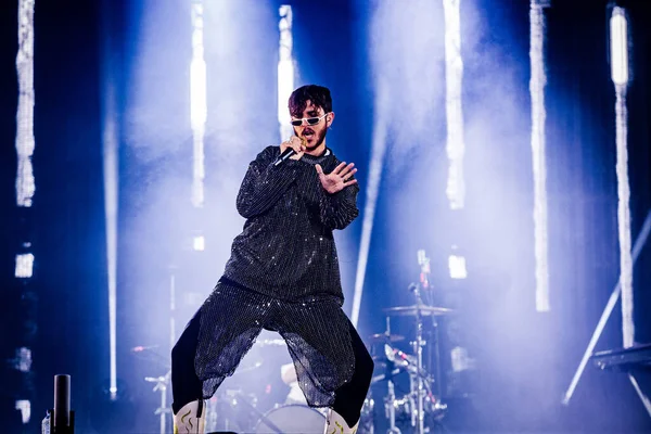 Juni 2018 Pinkpop Festival Landgraaf Nederland Konsert Med Oscar Ulven – stockfoto