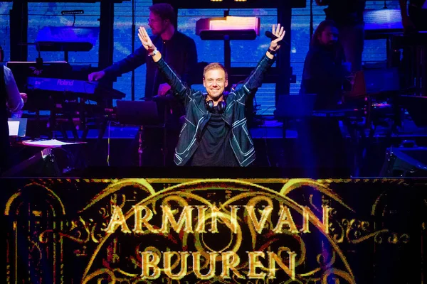 Armin Van Buuren Ziggo Dome Oktober 2019 Amsterdam Nederland — Stockfoto