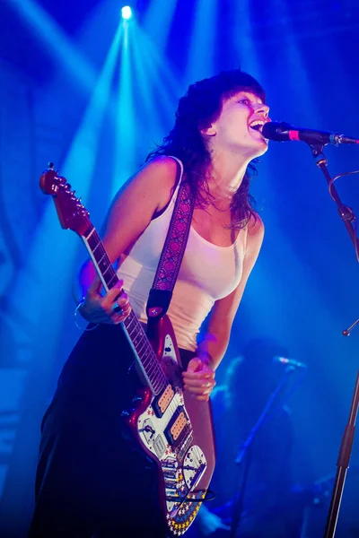 Augustus 2019 Once Blue Moon Festival Netherlands Concert Courtney Barnett — Stock Photo, Image