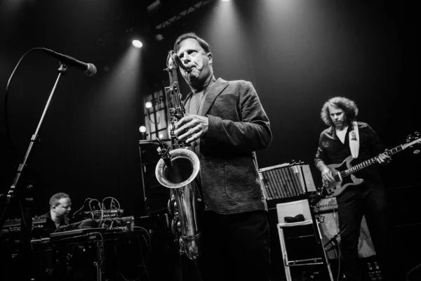 2020 Tivoli Vredenburg Utrecht Hollanda Chris Potter Devre Dörtlüsü — Stok fotoğraf