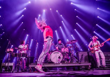 Paramore grubu 16 Ocak 2018 'de Amsterdam, Hollanda' da