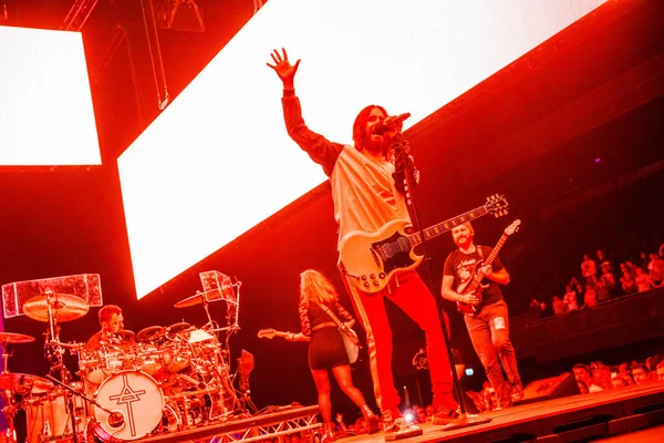Thirty Seconds Mars Band Ziggo Dome March 2018 Amsterdam Netherlands — Stock Photo, Image