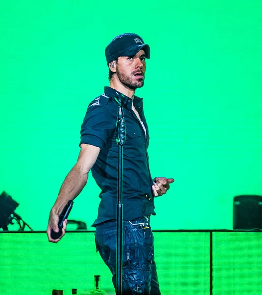 Singer Enrique Iglesias Ziggo Dome Листопада 2019 Року Амстердамі Нідерланди — стокове фото