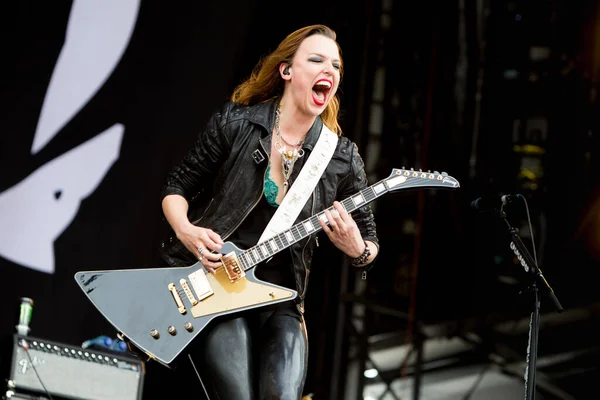 June 2019 Pinkpop Festival Landgraaf Netherlands Concert Halestorm — Stock Photo, Image