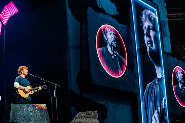 Sheeran Performance Johan Cruijff Arena 2018 — Stock Photo, Image