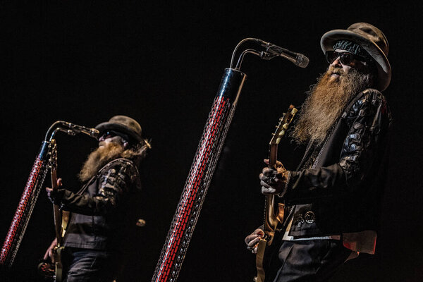 ZZ Top performance in Amsterdam 2016