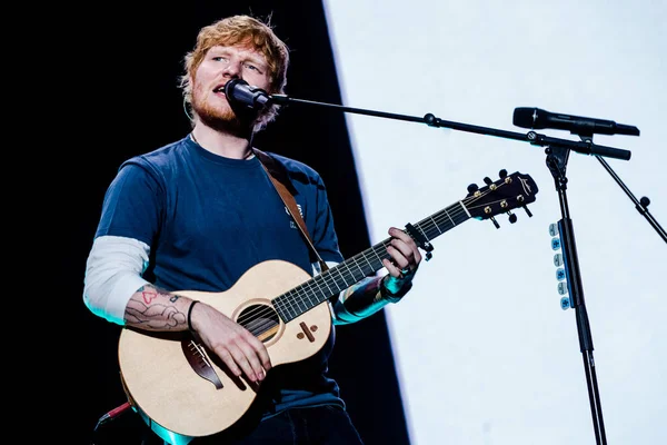 Sheeran Előadása Johan Cruijff Arénában 2018 — Stock Fotó