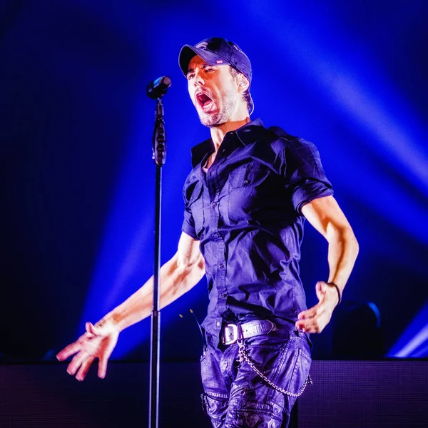 Enrique Iglesias Énekes Ziggo Dome Ban 2019 November Amszterdamban Hollandiában — Stock Fotó