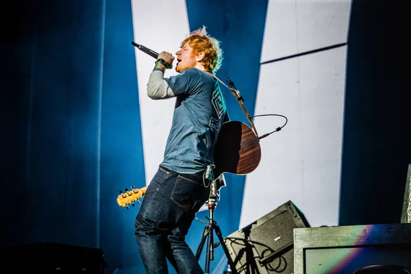 Sheeran Előadása Johan Cruijff Arénában 2018 — Stock Fotó