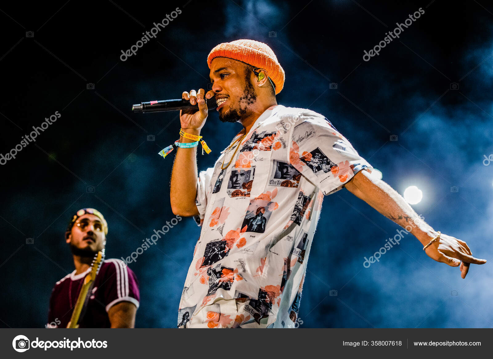 Роттердам Нидерланды Июля 2018 Года Выступление Андерсона Паака.