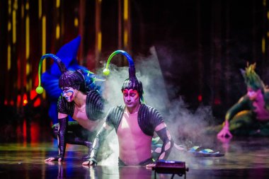 20 Nisan - 2020. Ziggo Kubbesi Amsterdam, Hollanda. Cirque du Soleil Varekai Performansı