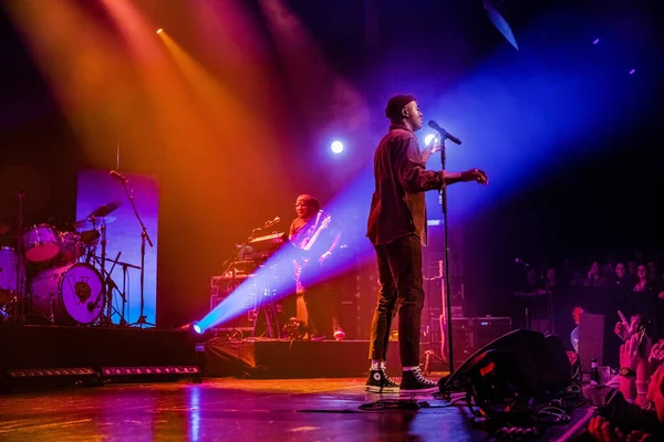 2020 Tivoli Vredenburg Utrecht Hollanda Jacob Banks — Stok fotoğraf