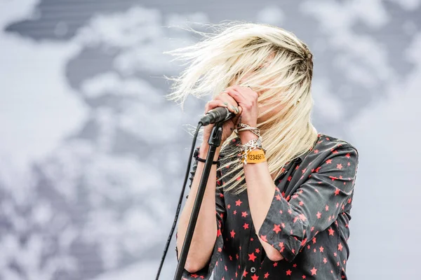 Junio 2019 Rock Werchter Festival Bélgica Concierto Kills — Foto de Stock